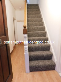 Entrance Hall: Wood flooring, newly carpeted.