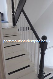 Stairwell - bright, fresh, easy to clean