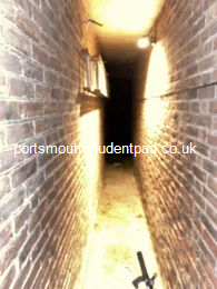 Private Side Alley at night